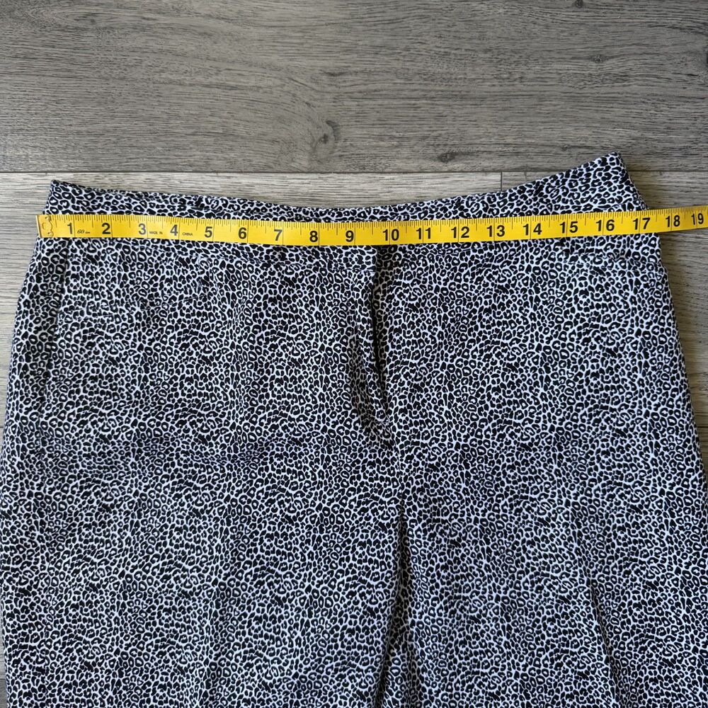 Rafaella Curvy Cheetah‎ Print Capri Pants - Size 12 - Picture 5 of 10